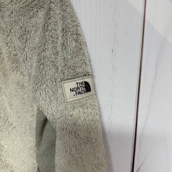 The North Face Furry Fleece Full-Zip Women’s Medium Beige/Taupe EUC - Picture 3 of 11